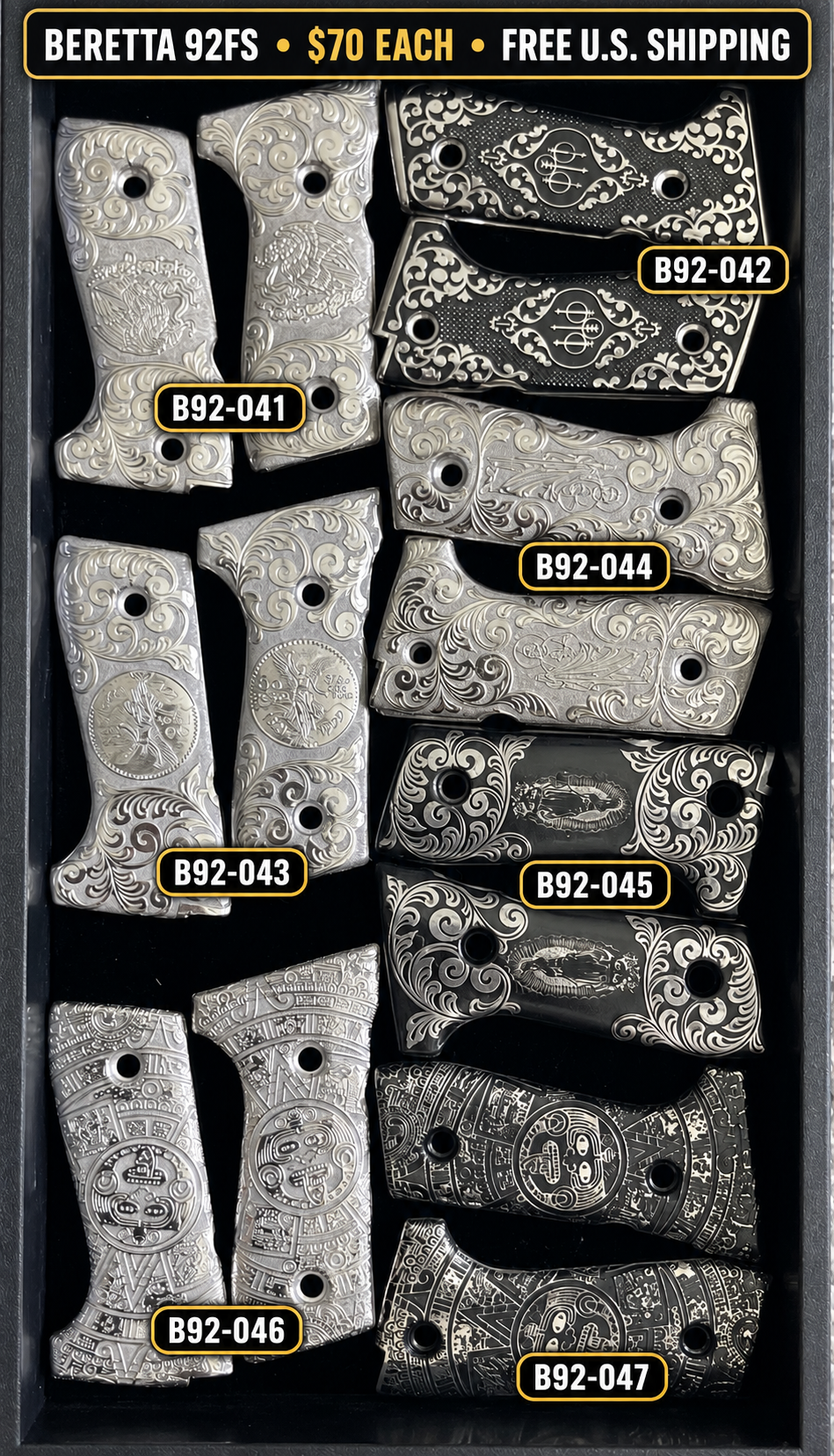 Beretta 92FS · B92-041–B92-047