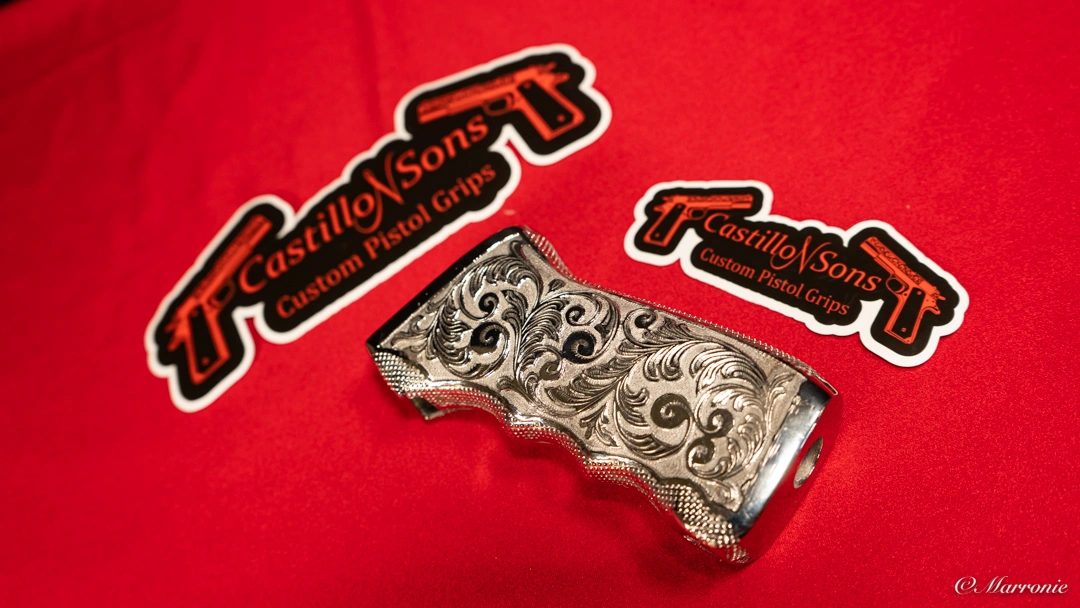 Stainless-Steel Scroll AK Grip — Alternate Design