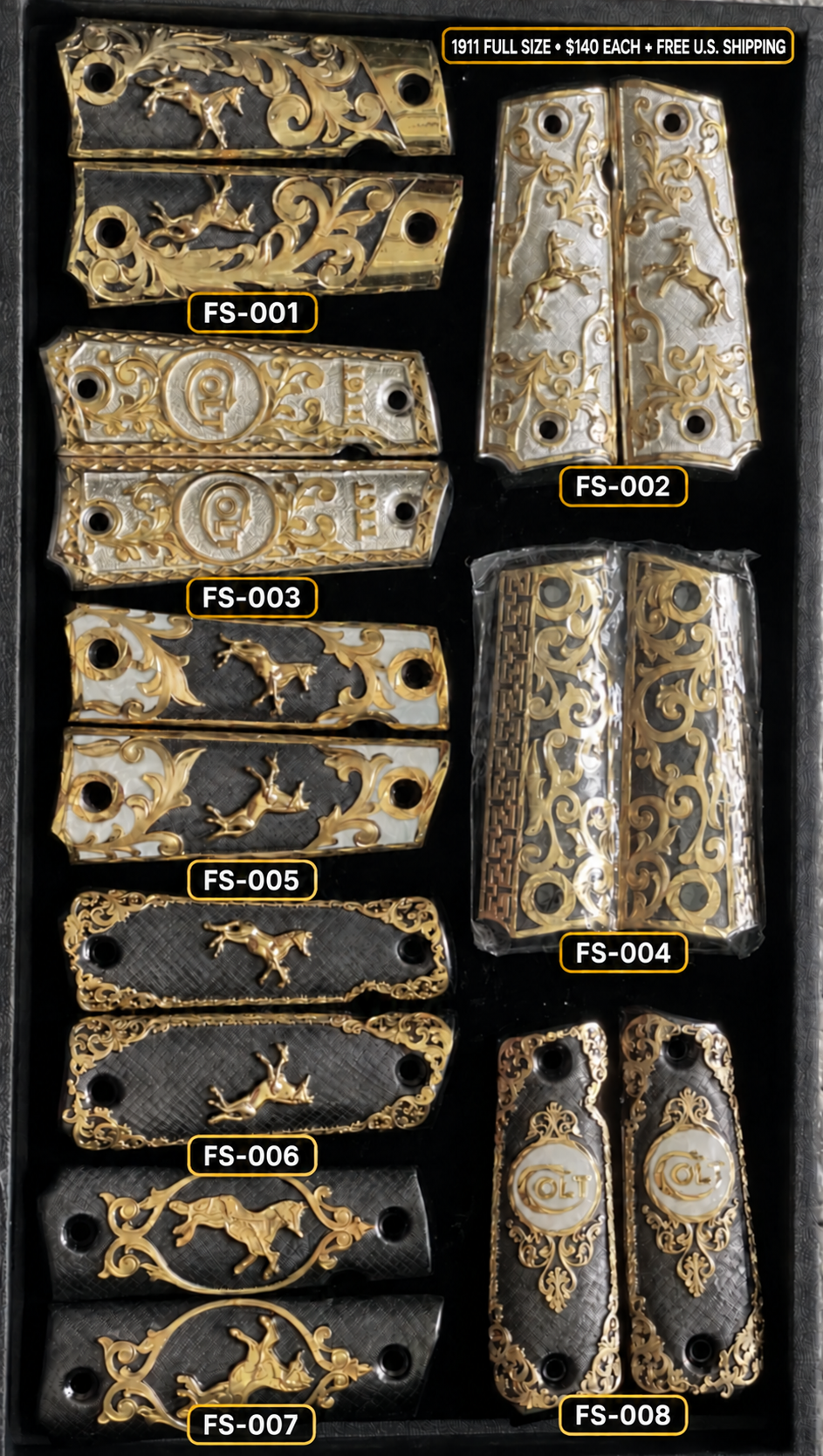 1911 Full-Size · FS-001–FS-008