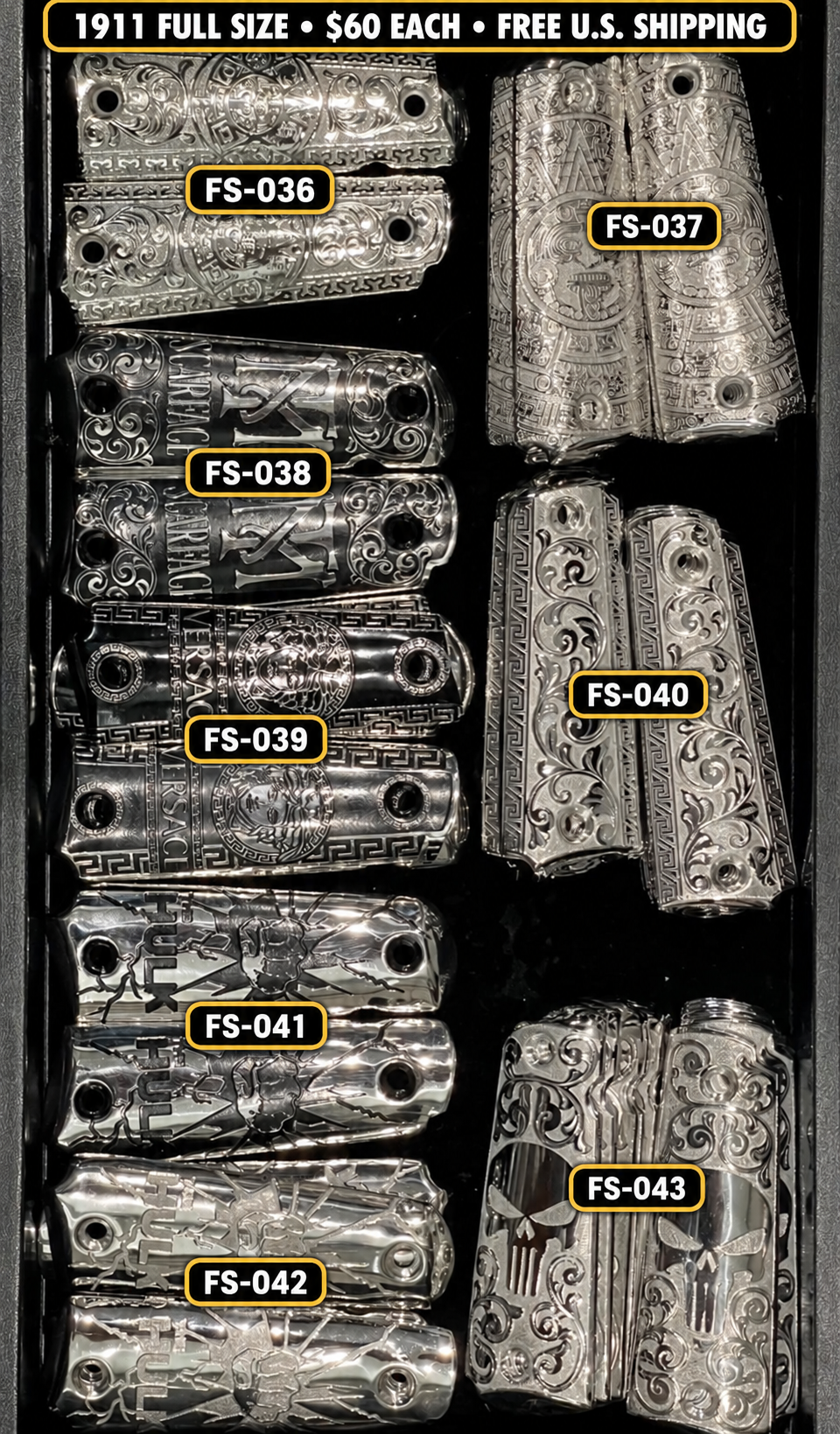 1911 Full-Size · FS-036–FS-043